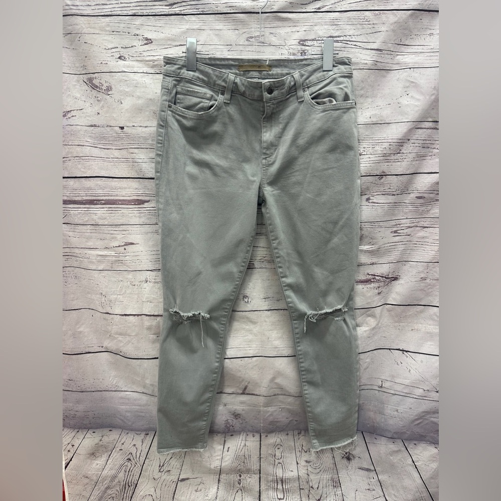 Joe’s Jeans Womens Grey Distressed Denim Jeans Size 31